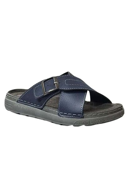 GEZER Ανδρικές ημερήσιες παντόφλες 15802.00 Navy Blue