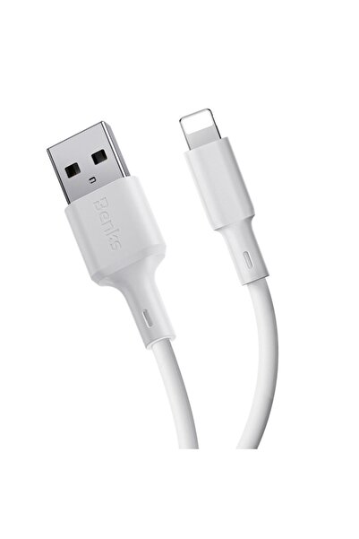 Benks iPhone Usb Şarj Kablosu Benks D45 USB-A to Lightning Hızlı Şarj ve Data...
