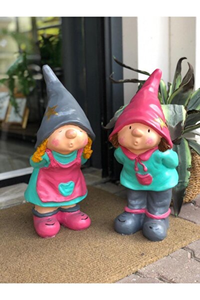 TASARIMHMODA Polyester Cüce Dekor Ikili No:1