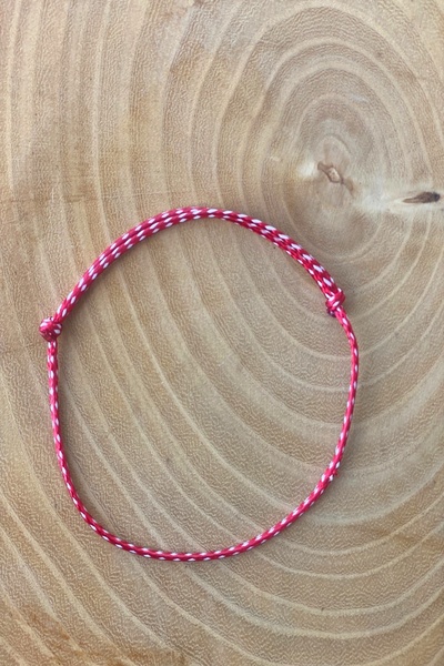 Shepidi 5-Piece Bright Red White Slide Lock Knitting Set