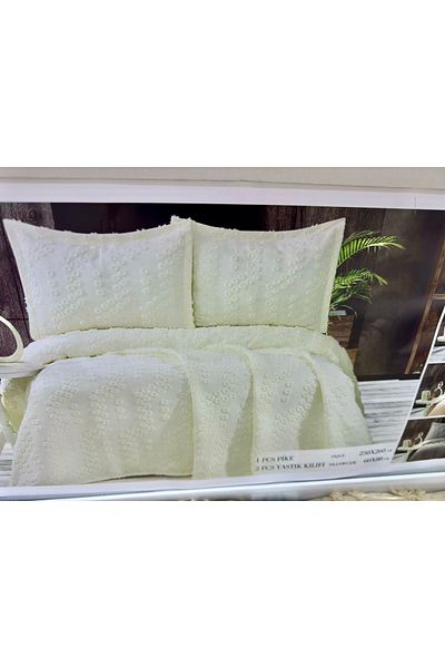 TUTUYA TEXTIL 3 Piece Bearded Bed Cover Set - Dowry Daily Use