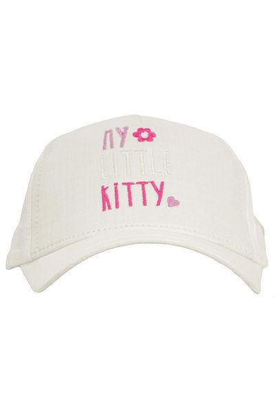MİNİKO KİDS Girl's 4-8 Years Old Cotton Hat - KITTI Y24240-10
