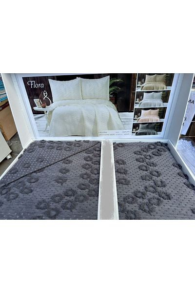 TUTUYA TEXTIL 3 Piece Bearded Bedspread - Dowry Daily Use