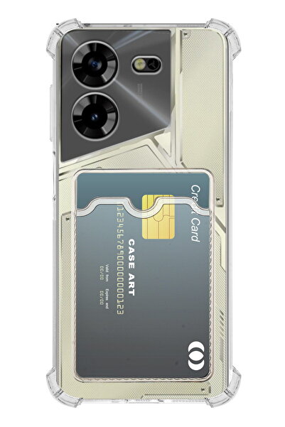 CaseArt Tecno Pova 5 Kapak Kamera Korumalı Kartlıklı Darbe Emici Özellikli Şe...