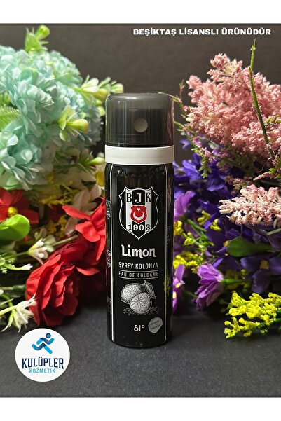 Beşiktaş Resmi Lisansli Kolonya Sprey Limon 50ml - Bjk 50 ml Limon