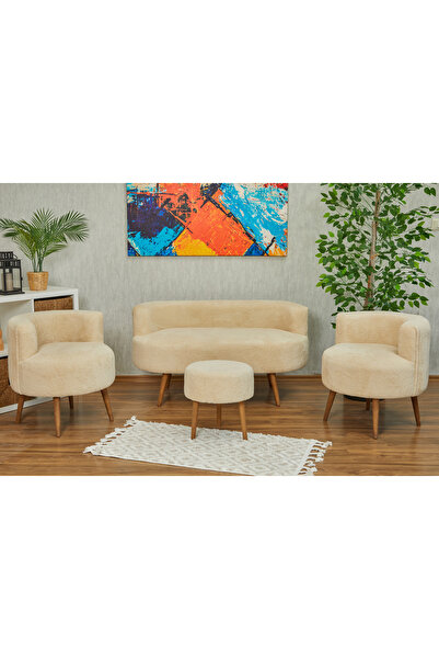 WEBPANYA Çay Seti Koltuk Takımı - Ofis Balkon Kafe Bahçe Salon Mobilyası