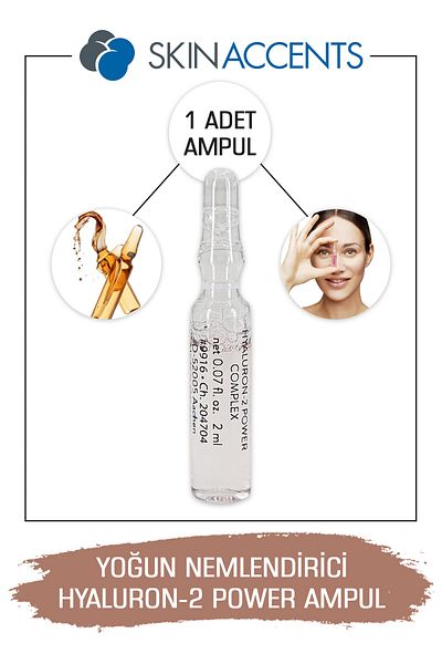 Skin Accents Intensive Moisturizing Softening Ampoule Hyaluron Power Skin Serum 1 Piece Dermaroller Dermapen Serum