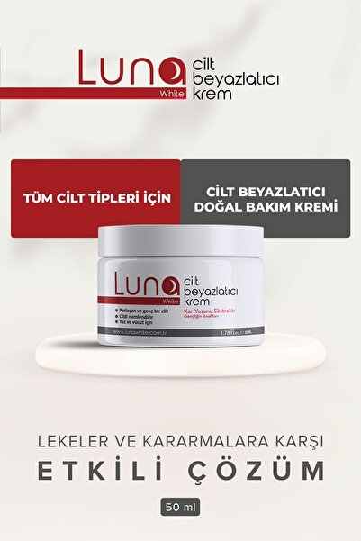 Luna White Cilt Beyazlatıcı Ve Krem