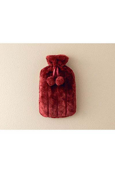 English Home Bonny Hot Water Bag 33x19 Cm Claret Red