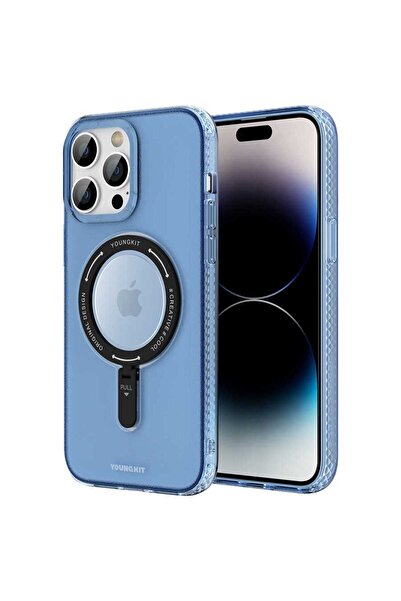 Youngkit iPhone 13 Pro Max Uyumlu Kılıf Şarj Özellikli Youngkit Rock Serisi Kapak