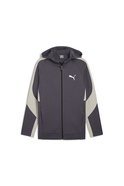 Puma Φούτερ EVOSTRIPE Γκρι DK - Πλήρες φερμουάρ, Ανδρικό 68170069