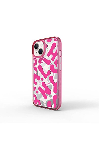 WIWU iPhone 15 Kılıf Magsafe Şarj Özellikli Boya Desenli Wiwu Fluorescent G S...