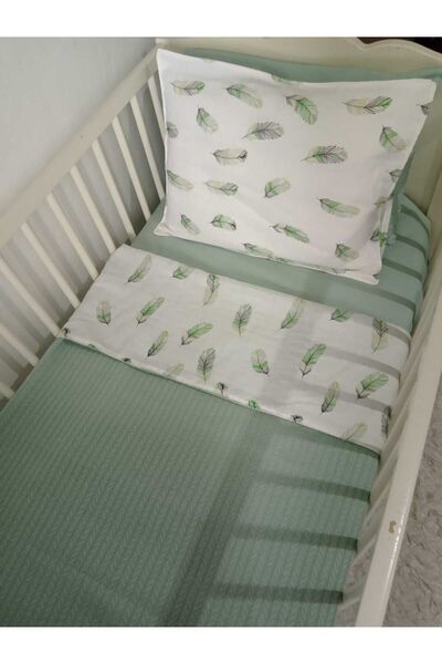 Wenaris طقم بطانية بيكيه مفرد مكون من 4 قطع، وغطاءين للوسادة وملاءة سرير