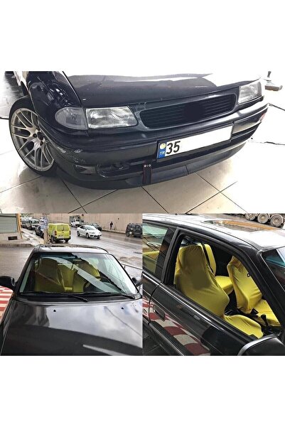 OTO H.İ.T. Opel Astra Uyumlu F Kasa Uyumlu Astra Lip 2 Parça Ön Tampon Eki