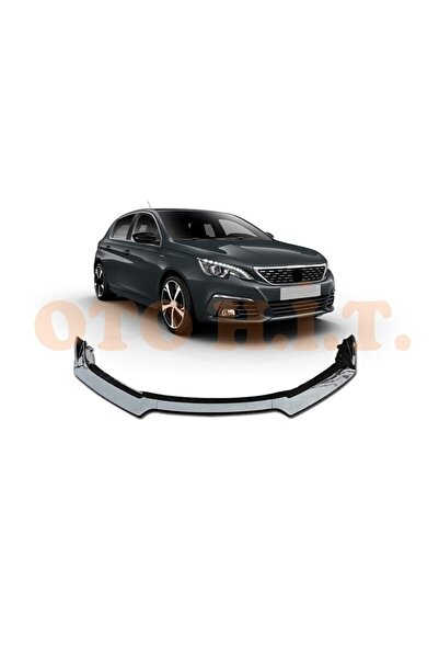 OTO H.İ.T. Peugeot 308 Uyumlu Esnek Ayarlanabilir 3 Parça Kanatlı Piano Black...