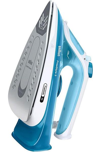 Braun FreeStyle3 Steam Iron FreeGlide 3D, Precision Tip, Eco Mode, Turbo Mode, Self Cleaning FI3144