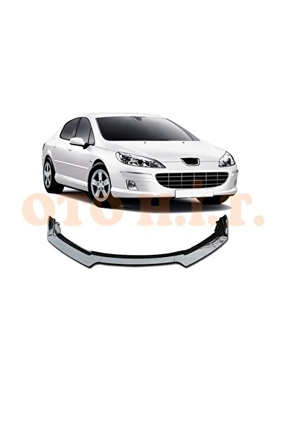OTO H.İ.T. Peugeot 407 Uyumlu Esnek Ayarlanabilir 3 Parça Kanatlı Piano Black...