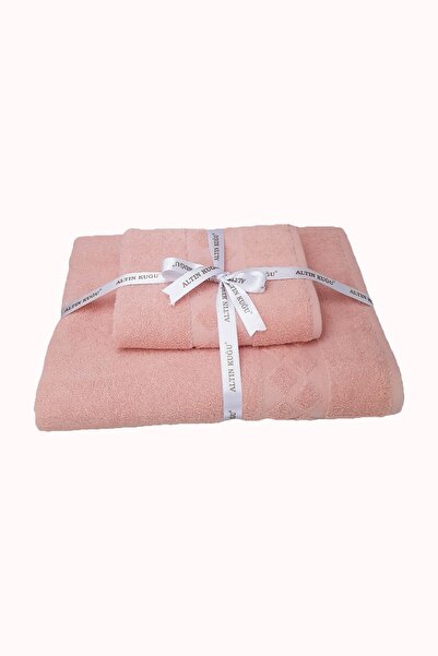 Özdilek Diamond Bath Towel Set - 90x150 cm and 50x90 cm Babyhood