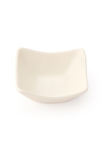 ultraform وعاء صلصة ووعاء للوجبات الخفيفة من البورسلين الأبيض - 7.5 سم