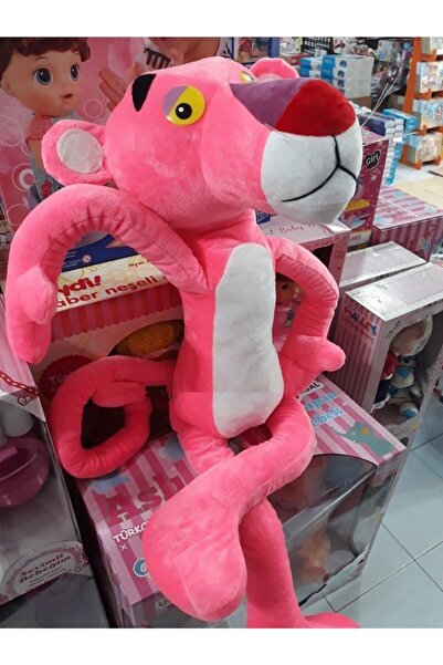 OYUNCAKSAHİLİ Pembe Panter 100cm Pınk Panther Peluş Tam 1 Metre Hediyelık Oyuncak Kadife Büyük Boy