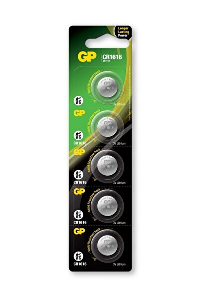 GP Cr1616-c5 3v Lityum Düğme Pil 5'li Paket
