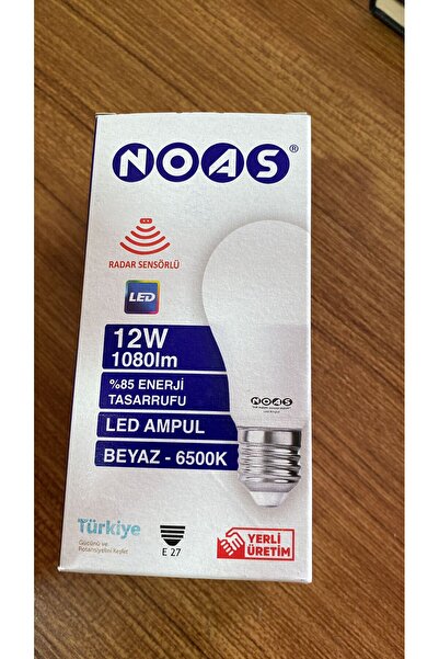 TREAGLE Yeni Sensörlü Led Ampül Hareket Algılayıcılı E27 Duy 20W 2000 Lümen Hareket Sensörlü Led Lamba Işık