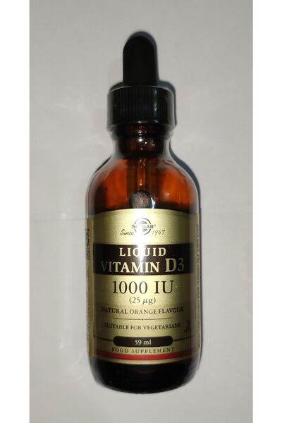 Solgar Liquid Vitamin D3 Sıvı Vitamin D3 1000 Iu (25 ?g)