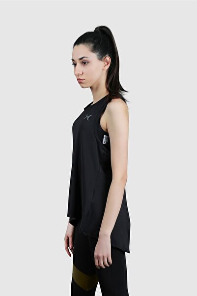 HALVMAN Women's Back Slit Athlete Black Hlv1324