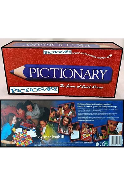 OYUNCAKSAHİLİ Pictionary Scratch Tell 4 People Pictıonary Fast Illustration
