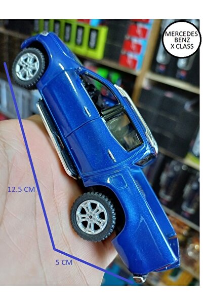 OYUNCAKSAHİLİ Mercedes Benz X Class Kamyonet Pıckup Kapı Bagaj Aç Metal Blue ...