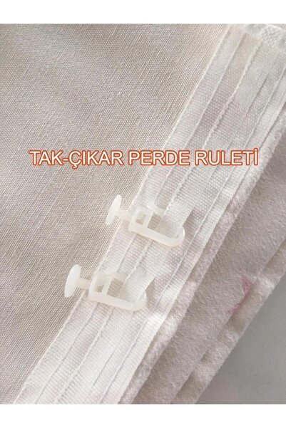 Else Dekor Ship Patterned Digital Printed - Decorative Bedroom Living Room Kitchen Background Curtain