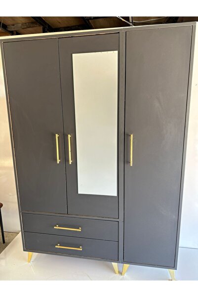 ÇAKICI YAPI MOBİLYA 3 KAPAKLI 2 ÇEKMECELİ GARDIROP