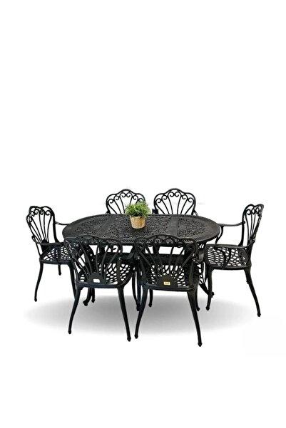 Ceritti Ferforje Görünümlü, Dış Mekan Kullanımına Uygun, 150kg Taşıma Kapasit...