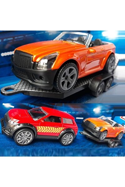 OYUNCAKSAHİLİ Metal Pickup Kamyonet Mini Cooper Araba Römorklu Çekici Orjinal Demir Oyuncak