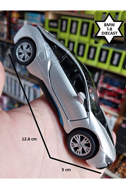 OYUNCAKSAHİLİ Bmw I8 Konsept Metal Araba Kapılar Açılır BMW i8 Çekbırak 12.6c...