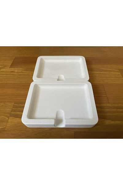 Momo 2-Piece White Solid Soap Dish