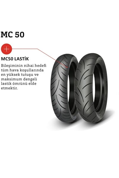 Mitas Bajaj 200ns 100/80-17 52h 130/70-17 62h Mc50 Ön 2025 Arka 2024 Üretim