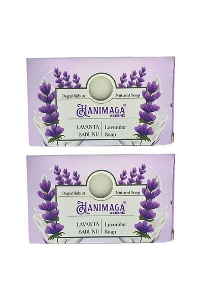 Hanımağa صابون لافندر البحر الأبيض المتوسط 100 جرام 2 قطعة