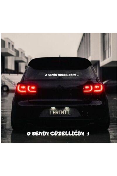 EYBA STİCKER O Hikaye Yarım Falan Kalmadı, O Hikaye O Kadardı. Araba Yazısı