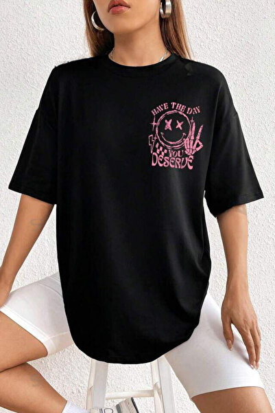 NoVibe Have To Day Printed Unisex κοντομάνικο βαμβακερό μπλουζάκι