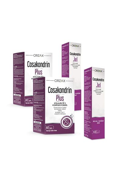 Cosakondrin Plus 60 Tablets and Cosakondrin Gel 100 ml Set X2 Pieces