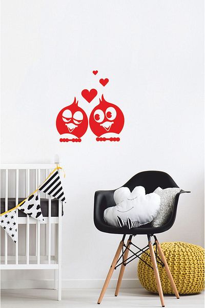 EYBA Autocolant pentru priză Love Birds-oto Sticker-18x18cm
