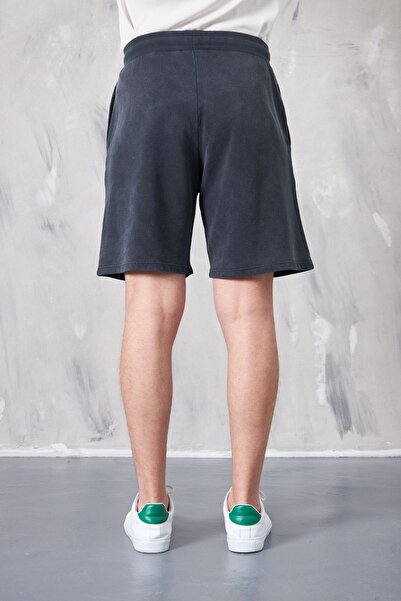 Black project 2 iplik Kumaş Şort Rahat kesim PAÇA BASKILI ÜRÜN