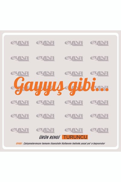 EYBA STİCKER Gayyış Like Auto Sticker Car Glass Sticker 20 X 4 Cm