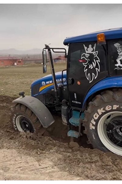 EYBA STİCKER TRAKTÖR YAN KAPI TAÇLI KARTAL BÜYÜK BOY SAĞ - SOL STİCKER