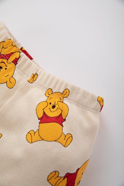 DeFacto Zestaw piżam Disney Kubuś Puchatek dla chłopca - krótki rękaw, prążkowana koszulka na ramiączkach, 2 sztuki Z4291a223sp