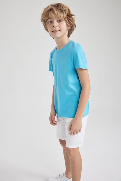 DeFacto Boy's Crew Neck Short Sleeve T-Shirt K1687a623sm
