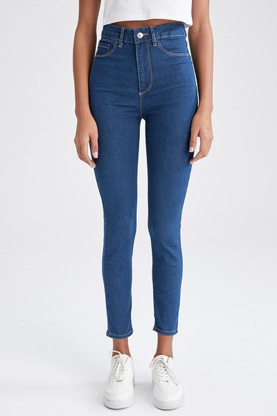 DeFacto Džínové kalhoty Super Skinny Fit s vysokým pasem