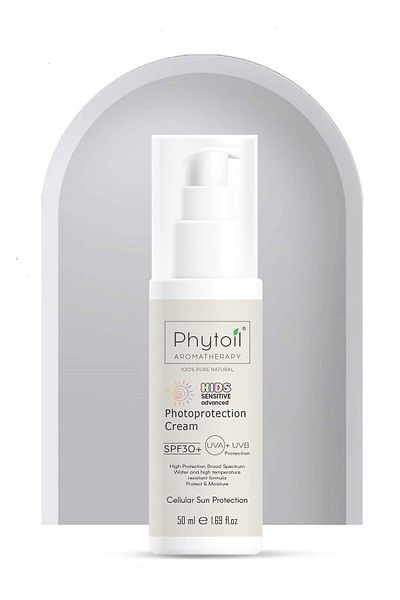 phytoil 50ml Kids Sunscreen - Organic Collagen, Repairing, Junk and Spf30