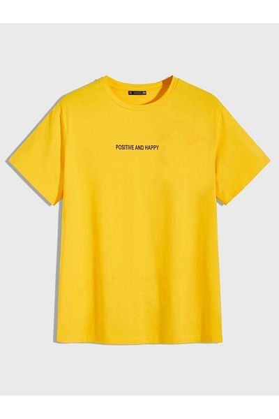 QUEENSTOWN Positive And Happy Printed Oversize Unisex T-Shirt